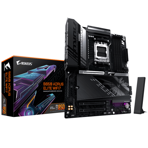 Placa Madre Gigabyte B850 Aorus Elite WIFI7 - AM5, DDR5, ATX