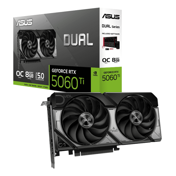 Tarjeta de Video Asus DUAL RTX 5060 TI 8G OC