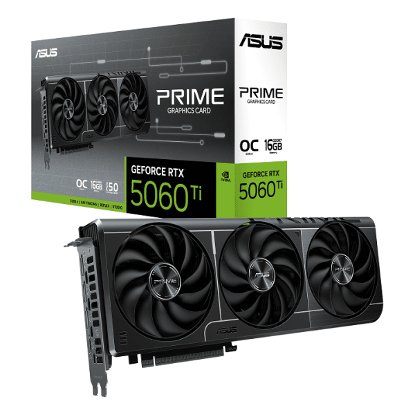 Tarjeta de Video ASUS Prime RTX 5060TI OC 16G