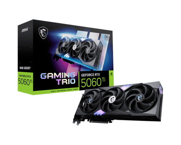 Tarjeta de Video MSI RTX 5060TI 8G Gaming Trio OC