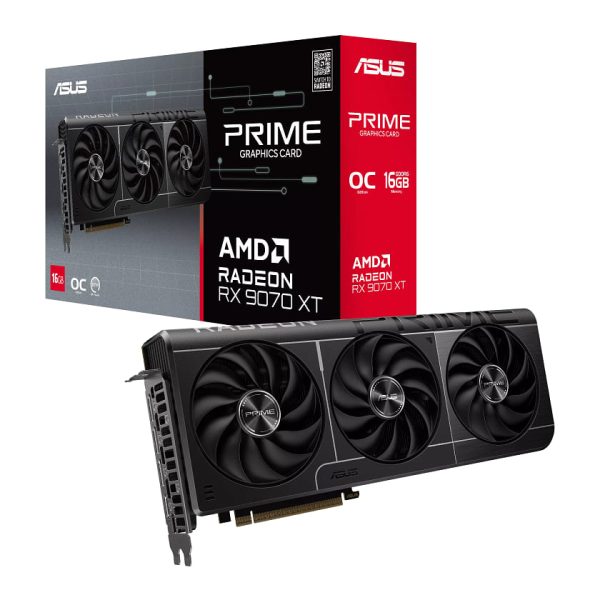 Tarjeta de Video Asus Prime RX 9070 XT OC 16G