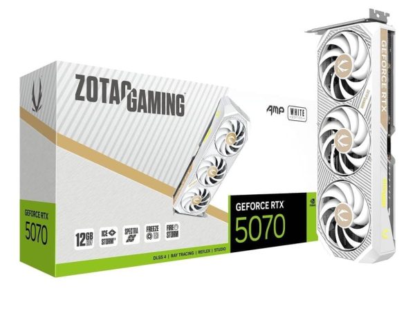 Tarjeta de Video Zotac RTX 5070 AMP White 12G