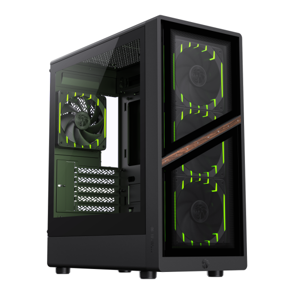 Gabinete Gamer Gamemax Aeris 330GB + 4 Ventiladores