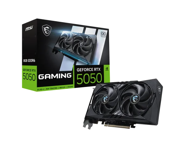 Tarjeta de Video MSI RTX 5050 Gaming OC 8G