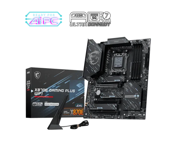 Placa Madre MSI X870E GAMING PLUS WIFI - AM5, DDR5, ATX