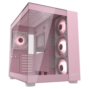 Gabinete Gamer Cougar FV150 RGB - PINK+ 4 Ventiladores