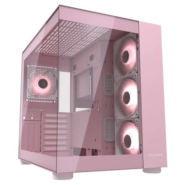 Gabinete Gamer Cougar FV150 RGB - PINK+ 4 Ventiladores