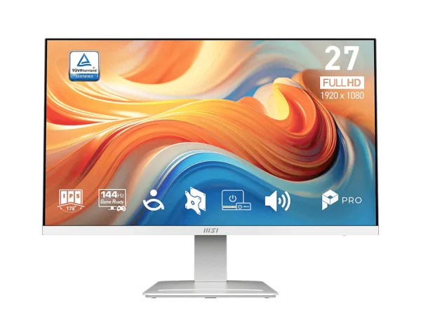 Monitor MSI Pro MP273W E14A 27" - Full Hd / PANEL IPS / 144Hz / Blanco